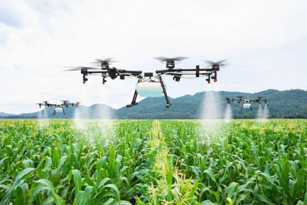 Kisan Drones for Farmers kisan drone yatra1 1024x683